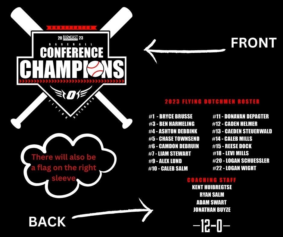 Conference Champs Shirts